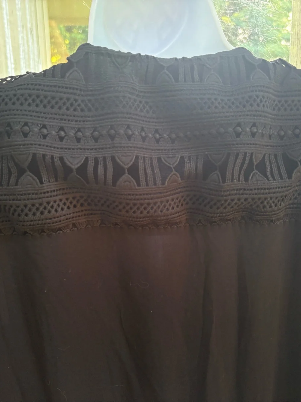 Tuckernuck Black Dress Pippa Fringe Lace Sz Medium 🖤